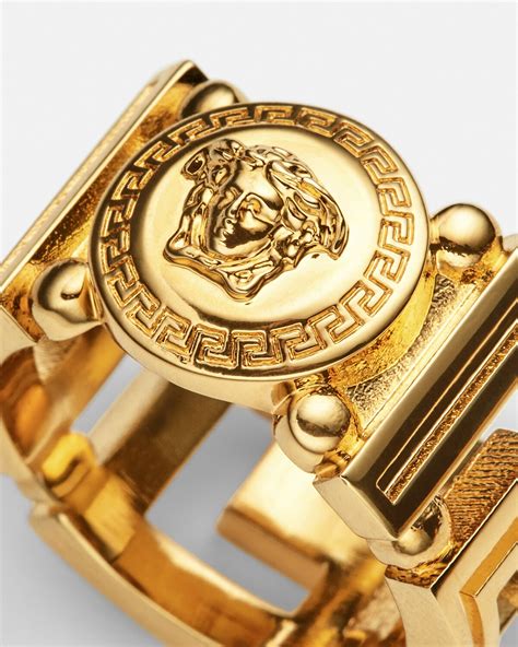 versace greca logo ring|where to buy Versace jewelry.